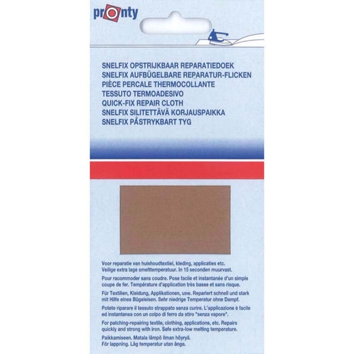 [552410035] Pronty Reparatiedoek Snelfix opstrijkbaar  035