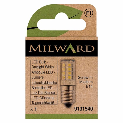 [MG9131540] Milward Naaimachinelamp LED schroef 45mm 1.5w - 5st
