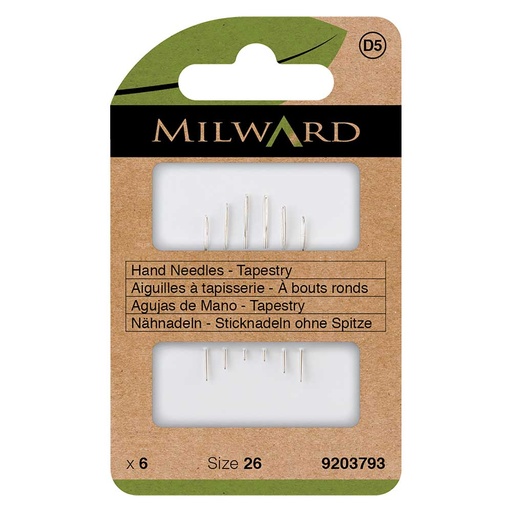 [MG9203793] Milward Maasnaalden nr.26 staal - 6st