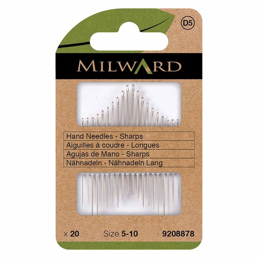 [MG9208878] Milward Naainaalden sharps nr.5-10 - 20st