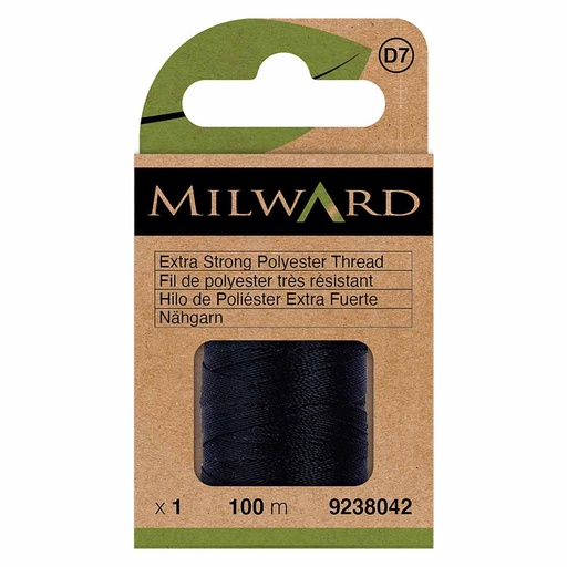 [MG9238042] Milward Extra Strong garen polyester zwart - 100m