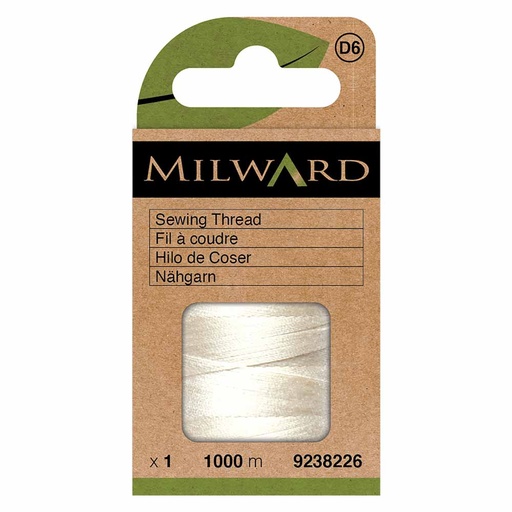 [MG9238226] Milward Naaigaren polyester naturel - 1000m