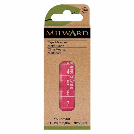 [MG9255363] Milward Meetlint 20mm x 150cm rood - 5st