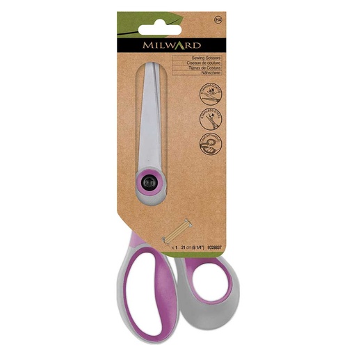 [MG9328837] Milward Naaischaar soft grip titanium 21cm - 3st