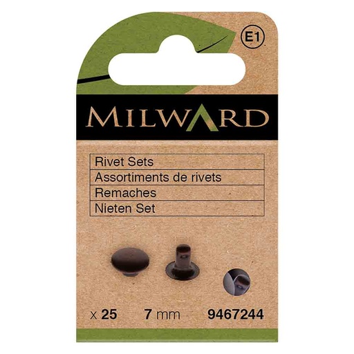 [MG9467244] Milward Siernieten sets 7mm brons - 25st