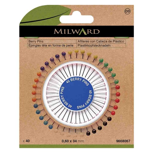 [MG9668067] Milward Kopspelden plastic 0,60x34mm - 40st