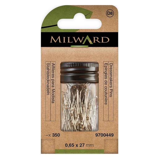 [MG9700449] Milward Kopspelden nikkel 27mm - 350st