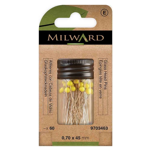 [MG9703463] Milward Glaskopspelden 45mm - 60st