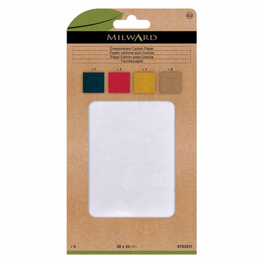 [MG9753531] Milward Kopieerpapier voor patronen 23x28cm - 5st