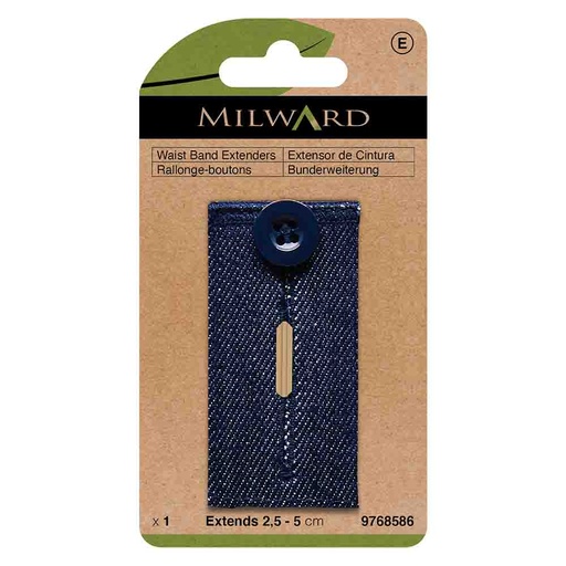 [MG9768586] Milward Taillebandverlenger met knoop denim - 5st