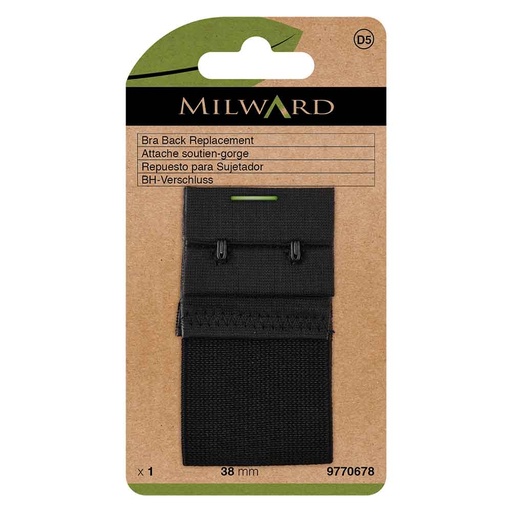 [MG9770678] Milward BH-sluiting 19mm 1 haak wit - 5st