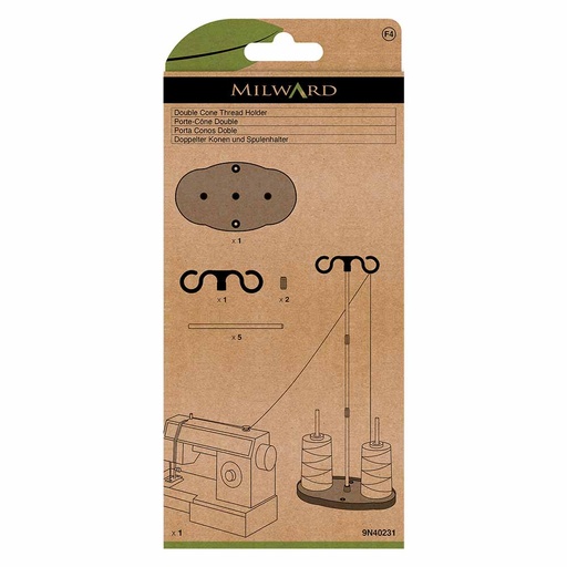 [MG9N40231] Milward Dubbele draadgeleider - 5st