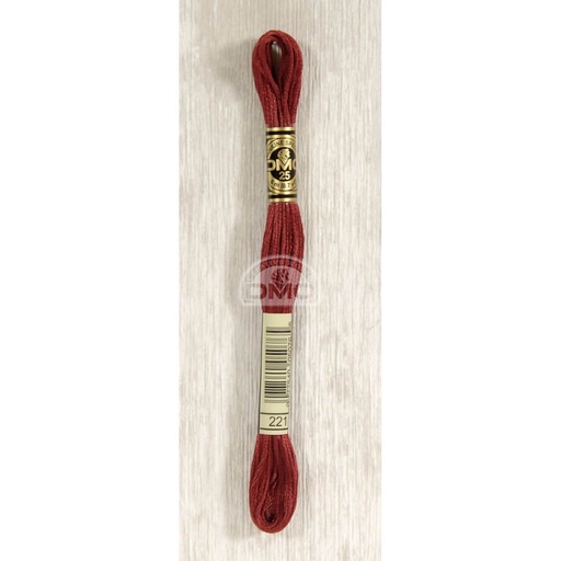[117MC-0221] DMC Mouliné splijtzijde 8m - 0221