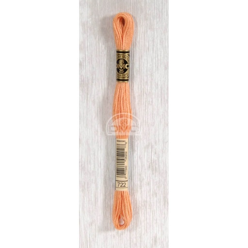 [117MC-0722] DMC Mouliné splijtzijde 8m - 0722