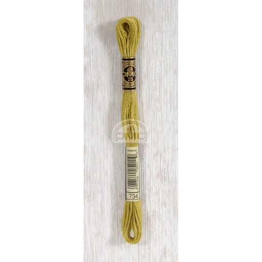 [117MC-0734] DMC Mouliné splijtzijde 8m - 0734