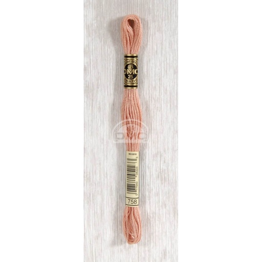 [117MC-0758] DMC Mouliné splijtzijde 8m - 0758