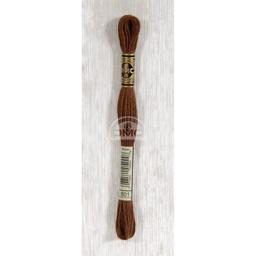 [117MC-0801] DMC Mouliné splijtzijde 8m - 0801