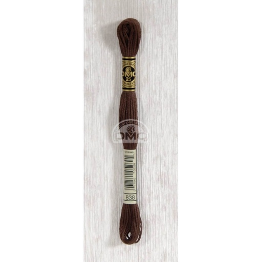 [117MC-0838] DMC Mouliné splijtzijde 8m - 0838