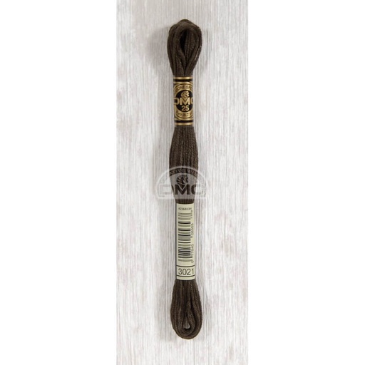 [117MC-3021] DMC Mouliné splijtzijde 8m - 3021