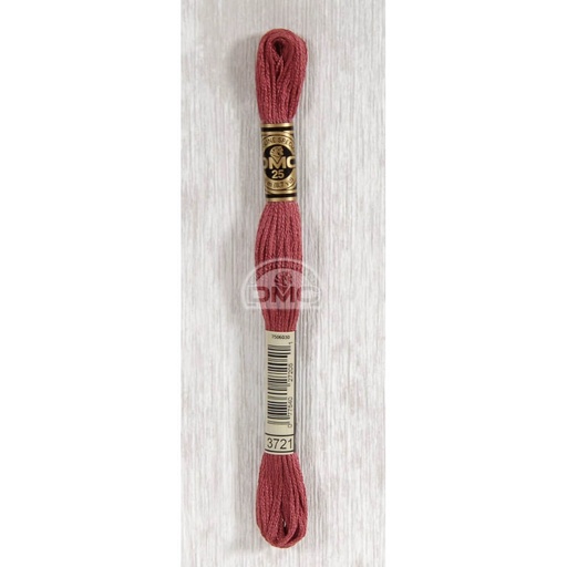 [117MC-3721] DMC Mouliné splijtzijde 8m - 3721