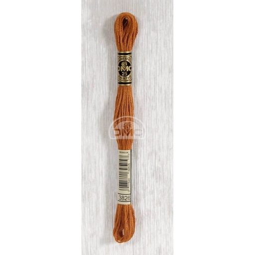 [117MC-3826] DMC Mouliné splijtzijde 8m - 3826