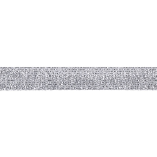 [97813-1-SI1] Ceintuurelastiek 25mm - zilver1