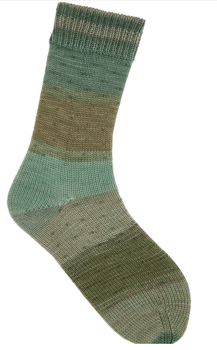 Superba Cashmeri Luxury Socks 4 ply 26 Olive Degrade
