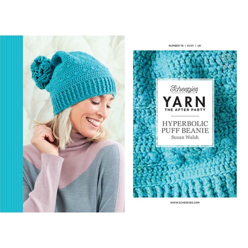 [YTAP78-20UK] Scheepjes YARN The After Party nr.78 Hyperbolic Puff Beanie UK
