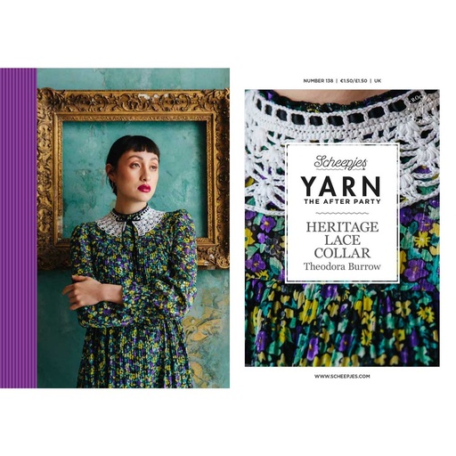 [YTAP138-20UK] Scheepjes YARN The After Party nr.138 Heritage Lace Collar UK